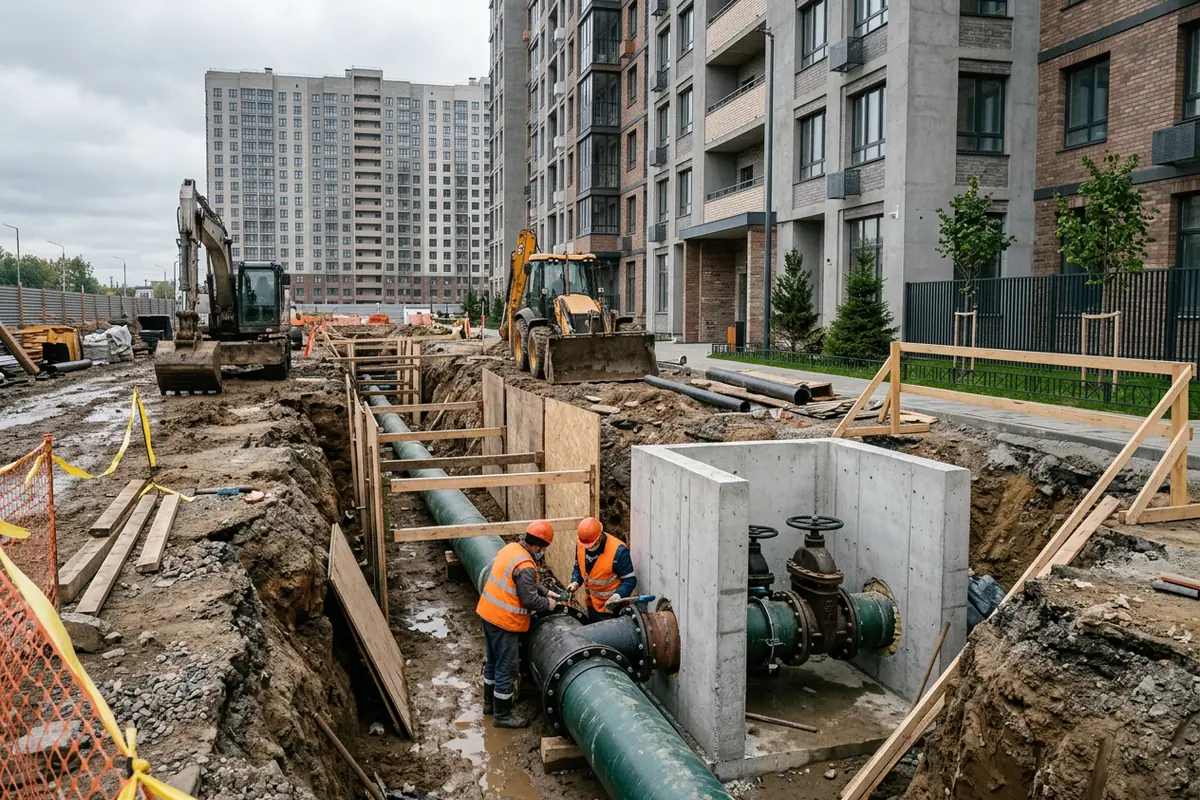 Водопровод для апартаментов